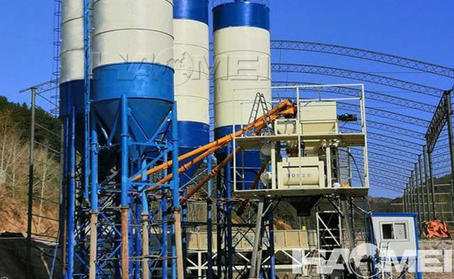 سعة مصنع الخرسانة الجاهزة في الساعة